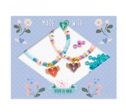 Zestaw do tworzenia bransoletek przyjaźni Djeco - Serca