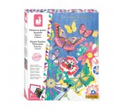 Zestaw kreatywny Malowanie po numerach Janod - Motyle 7+