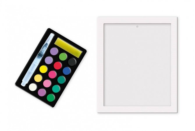 Zestaw kreatywny Malowanie po numerach Janod - Motyle 7+