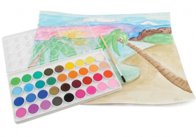 Zmywalne Farby Akwarelowe Ooly - Lil' Paint