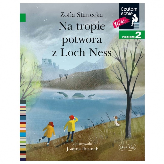 Książka "Na tropie potwora z Loch Ness. Czytam sobie. Poziom 2" Wydawnictwo Harperkids