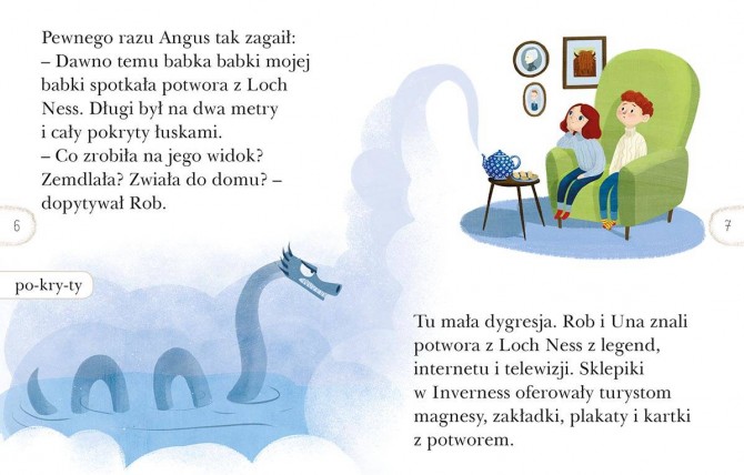 Książka "Na tropie potwora z Loch Ness. Czytam sobie. Poziom 2" Wydawnictwo Harperkids