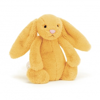 Pluszowy królik Jellycat żółty - Bashful 18 cm