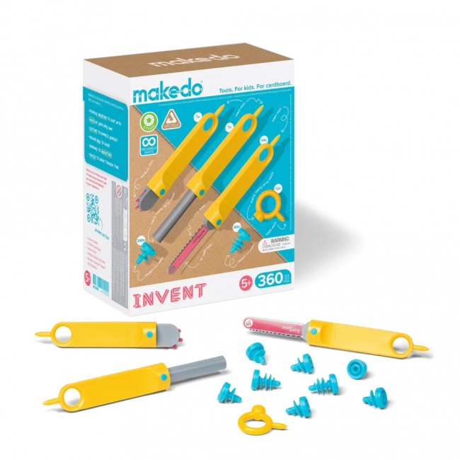 Zestaw narzędzi do konstruowania DIY Makedo - Invent