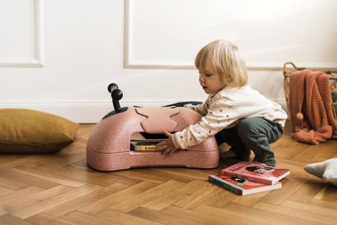 Jeździk pchacz 3w1 My First SCOOTANDRIDE - Rose