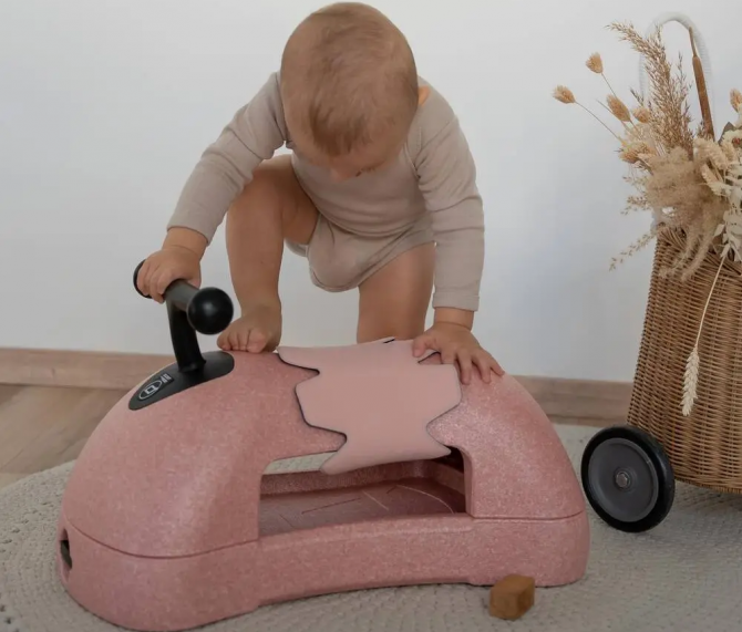 Jeździk pchacz 3w1 My First SCOOTANDRIDE - Rose