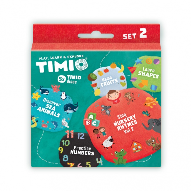 Zestaw dysków do nauki języków TIMIO - Set 2