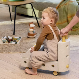 Kreatywne klocki rozwijające motorykę dużą Explorer set MODU - piaskowy szary 15w1