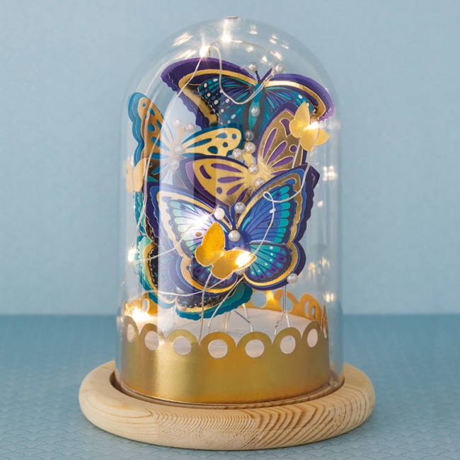 Zestaw kreatywny lampka Janod - Motyle 8+