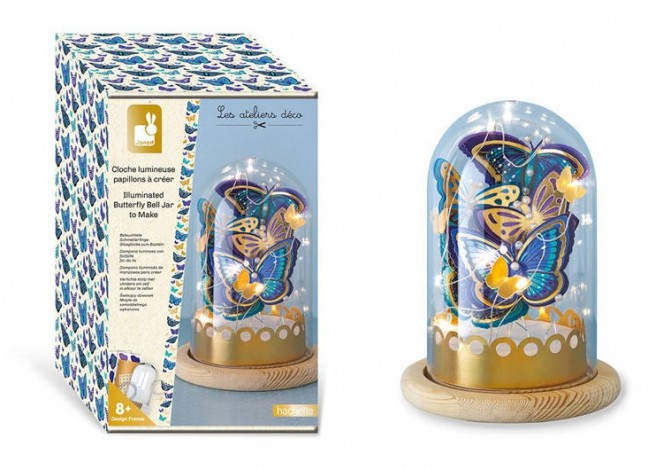 Zestaw kreatywny lampka Janod - Motyle 8+