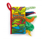 Książeczka sensoryczna Jellycat - Dino Tails