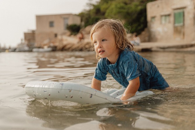 Koszulka do kąpieli 86/92 Little Dutch - Sea Life Blue