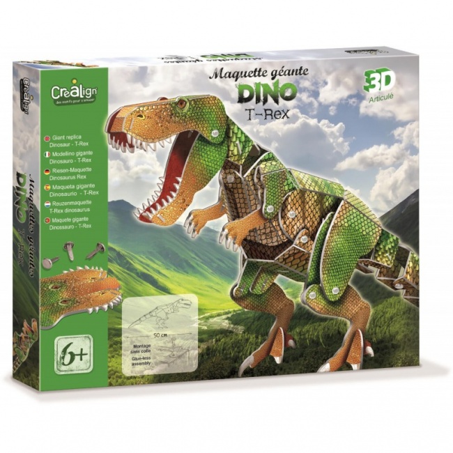 Duża makieta do złożenia Crea Lign'- Dinozaur T-Rex