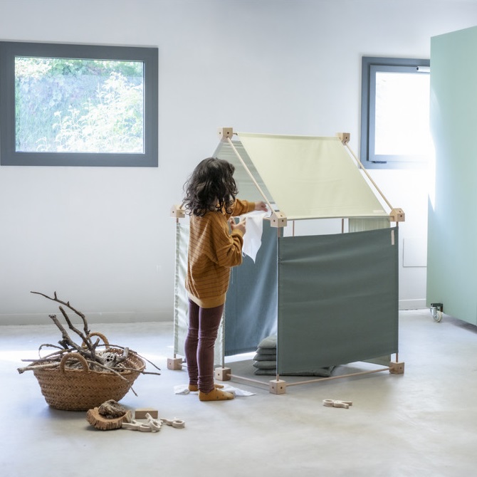 Drewniane klocki konstrukcyjne Maxi Trigonos Kernel Arbaro - 44 el.