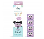 Kostki sensoryczne świecące w wodzie Lumi Glo Pals - fioletowe