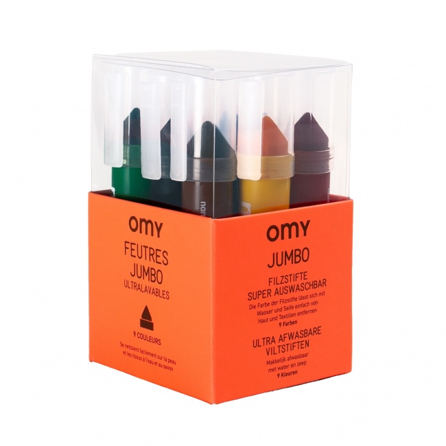Duże flamastry OMY - Jumbo 9 szt.