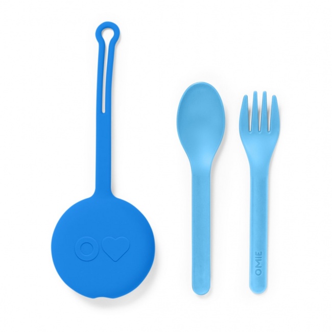 Zawieszka - pokrowiec ze sztućcami OmiePod OMIE - Capri Blue