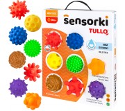 Piłeczki sensoryczne 8 szt Tullo - Sensorki Bez dziurki