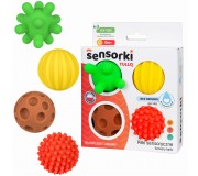 Piłki sensoryczne 4 szt Tullo - Sensorki Bez dziurki