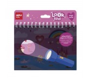 Książeczka z magiczną latarką Apli Kids - Magiczny Świat