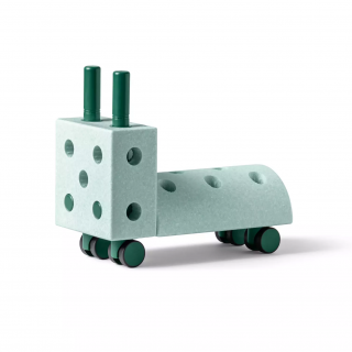 Kreatywne klocki rozwijające motorykę dużą Tiny Ride MODU -  miętowy