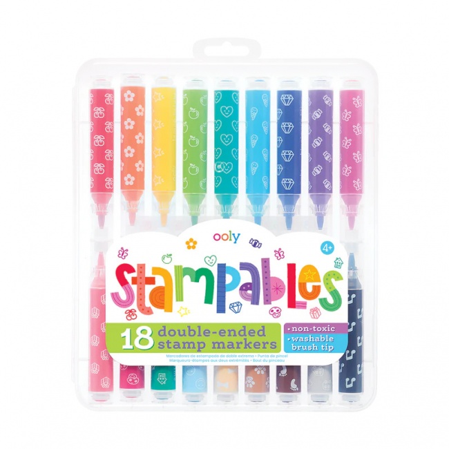 Flamastry ze Stempelkami Ooly - Stampables