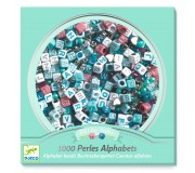 Zestaw do tworzenia biżuterii Djeco - Srebrne literki