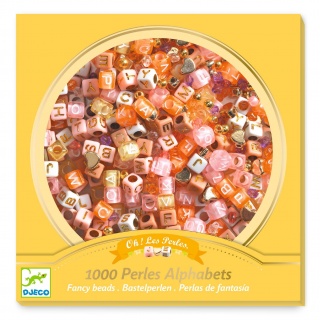 Zestaw do tworzenia biżuterii Djeco - Złote literki