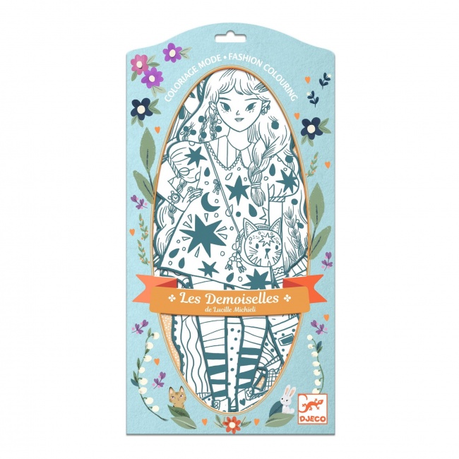 Kolorowanki elegantki Djeco - Angele