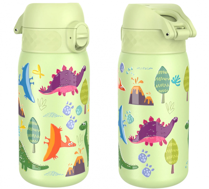 Stalowa butelka 400 ml ION8 - Dino