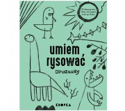 Książka "Umiem rysować dinozaury" Wydawnictwo Kropka