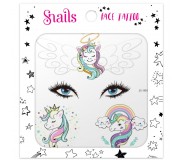 Naklejki na twarz Face Tattoo Snails - Unicorn Star