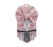 Gumki do włosów Cuty Clips Snails - Boss Bunny Pink