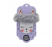 Gumka do włosów Cuty Clips Snails - Fluffy Bunny Grey