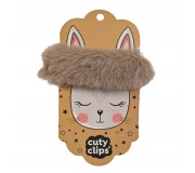 Gumka do włosów Cuty Clips Snails - Fluffy Bunny Beige