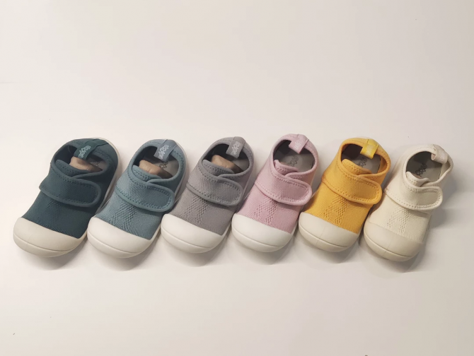 Buciki dziecięce Attipas - Knit Sneakers Blue 24