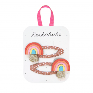 Spinki do włosów Rockahula Kids - Rainbow Toadstool