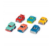 Zestaw 6 małych autek Wonder Wheels Battat - 6 Mini Riders