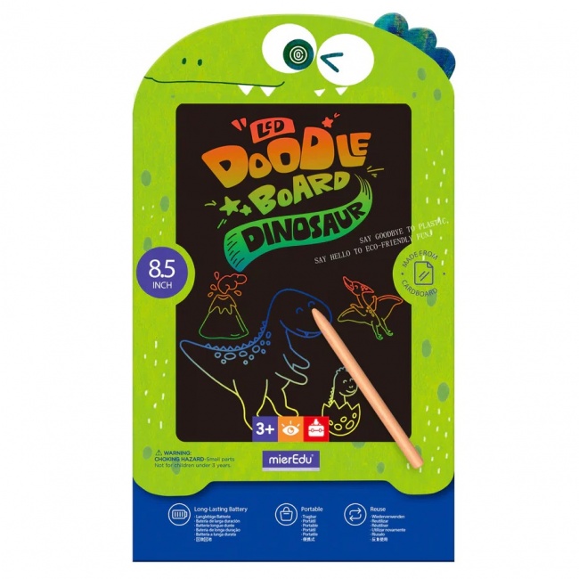 Tablet graficzny LCD do rysowania mierEdu - Dinozaur