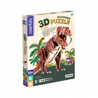 Puzzle 3D mierEdu - Tyrannosaurus rex