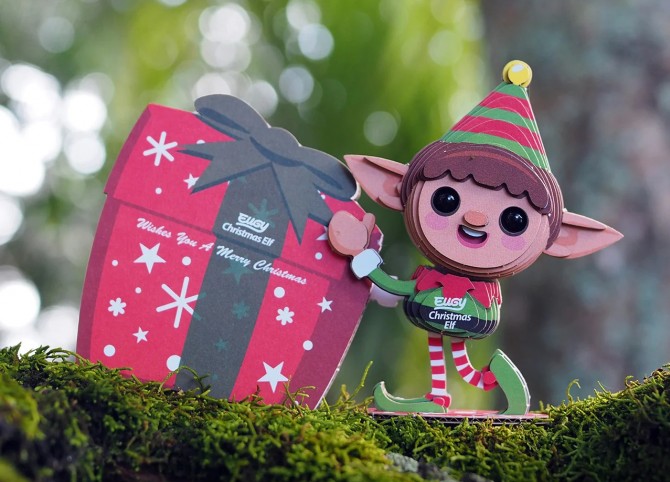 Eko Układanka 3D Eugy - Elf