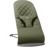 Leżaczek BABYBJORN BLISS WOVEN - Ciemny Zielony