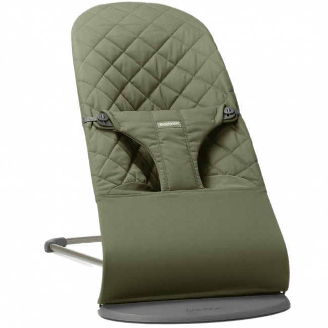 Leżaczek BABYBJORN BLISS WOVEN - Ciemny Zielony