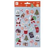 Świąteczne naklejki Apli Kids - Christmas Ho Ho Ho