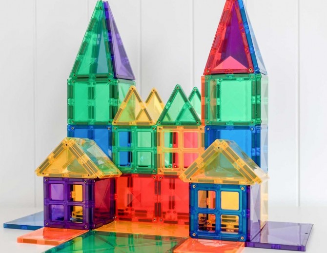 Klocki magnetyczne Connetix - Rainbow Creative Pack 102 el.