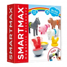 Klocki magnetyczne Smart Max IUVI Games - My First Farm Animals