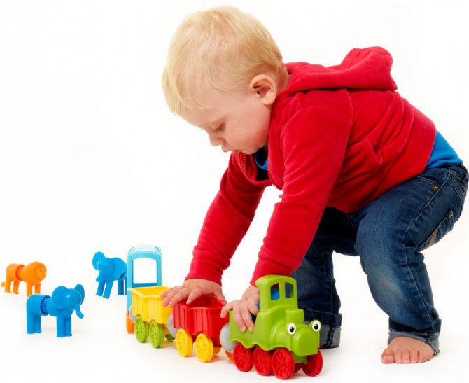 Klocki Smart Max IUVI Games - My First Animal Train