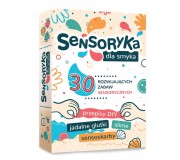 Karty z przepisami zabaw sensorycznych - "Sensoryka dla Smyka" Wydawnictwo Tata Robi Książki