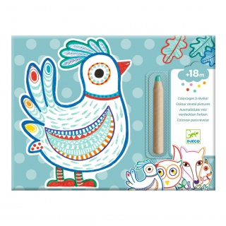 Magiczne kolorowanki Djeco - Leśne zwierzątka