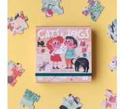 Dwustronne puzzle dla dzieci 24 el. Londji - Koty i Psy
